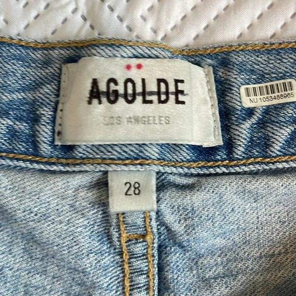 AGOLDE Criss Cross Upsized Jeans in Suburbia Size 28 - Picture 7 of 12